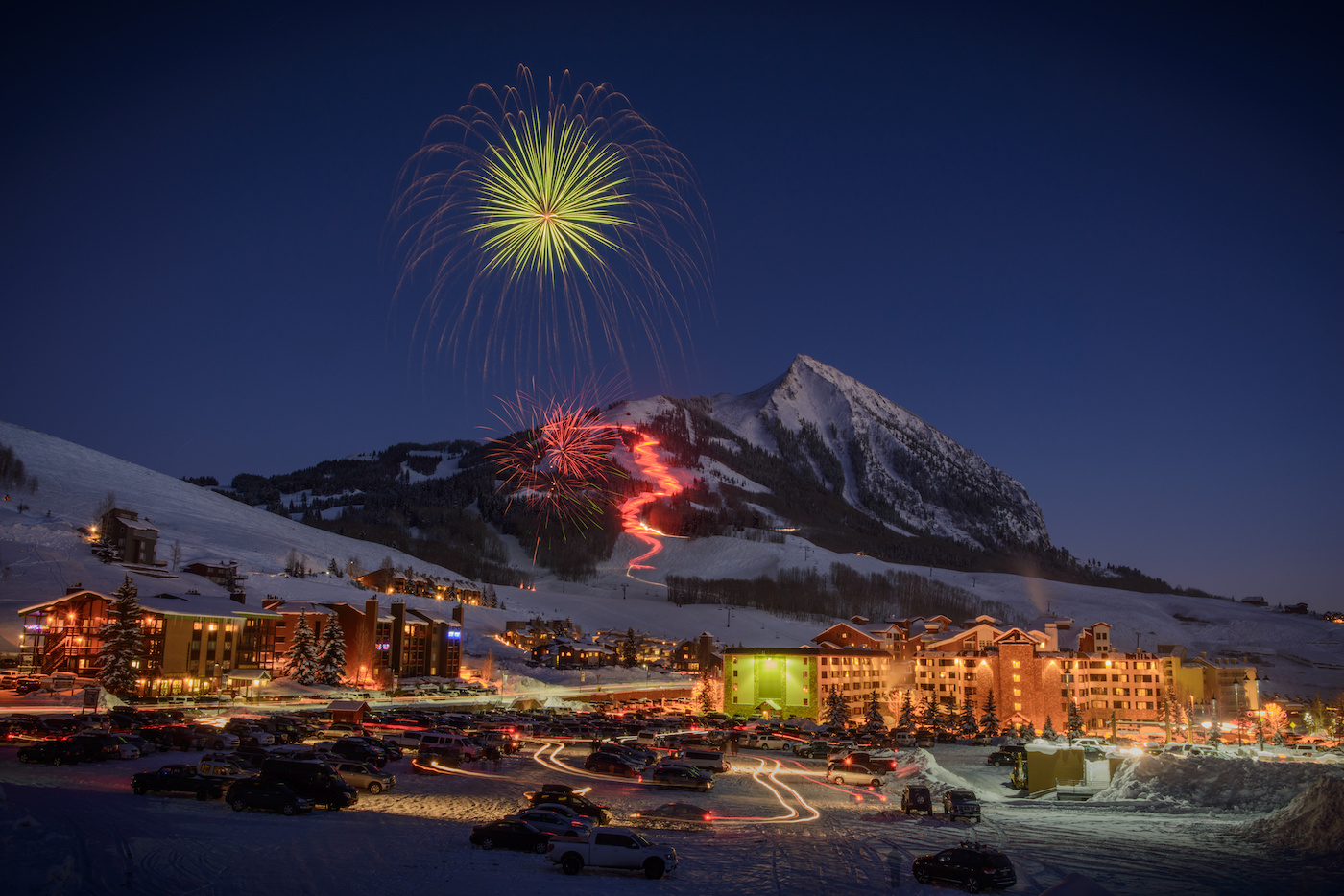 Crested Butte Holiday Fireworks