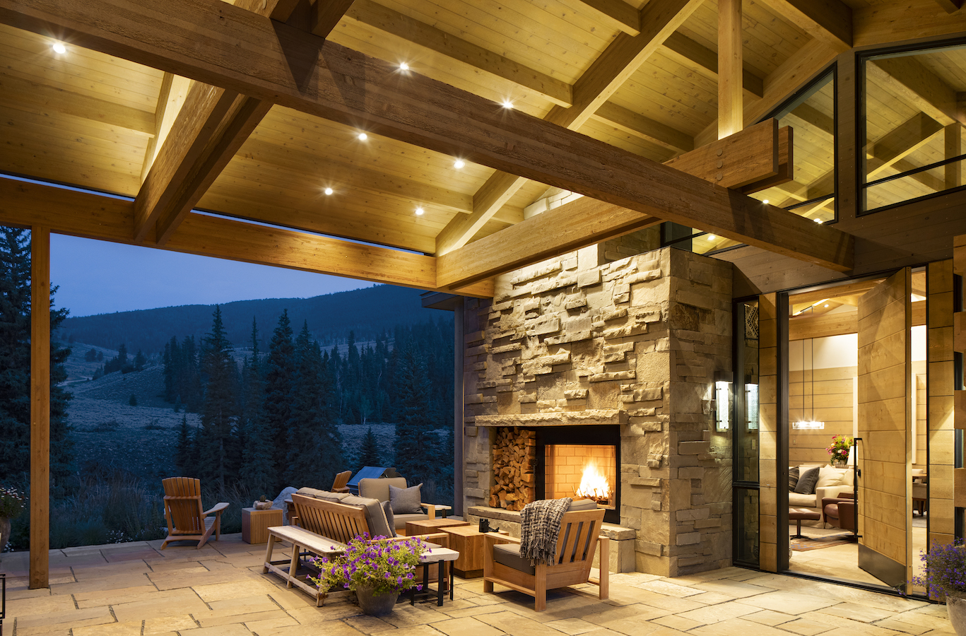 Mountain Living Feature- Porch View